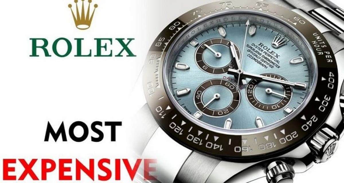 rolex watch most expensive price