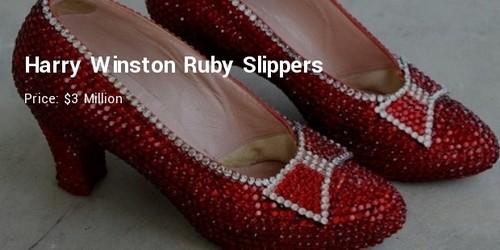 #3. Harry Winston Ruby Slippers