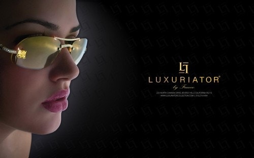 #6. Luxuriator Canary Diamond Glasses