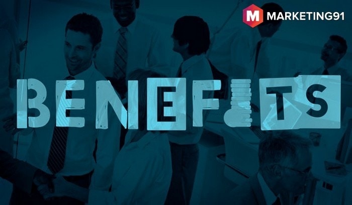 Benefits Advantage Assests Bonus Wages Concept