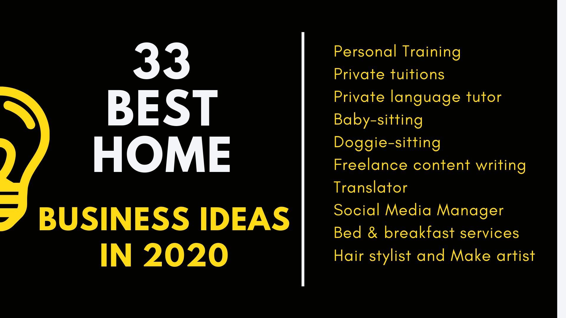 Featured image of post Best Entrepreneur Ideas 2020 : These small business ideas are perfect for new entrepreneurs who are looking to get their startup off the ground.