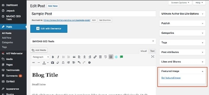 Step 5 Write your first post - 3