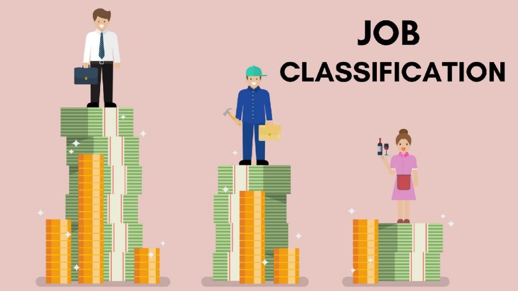 Transitional classification of jobs