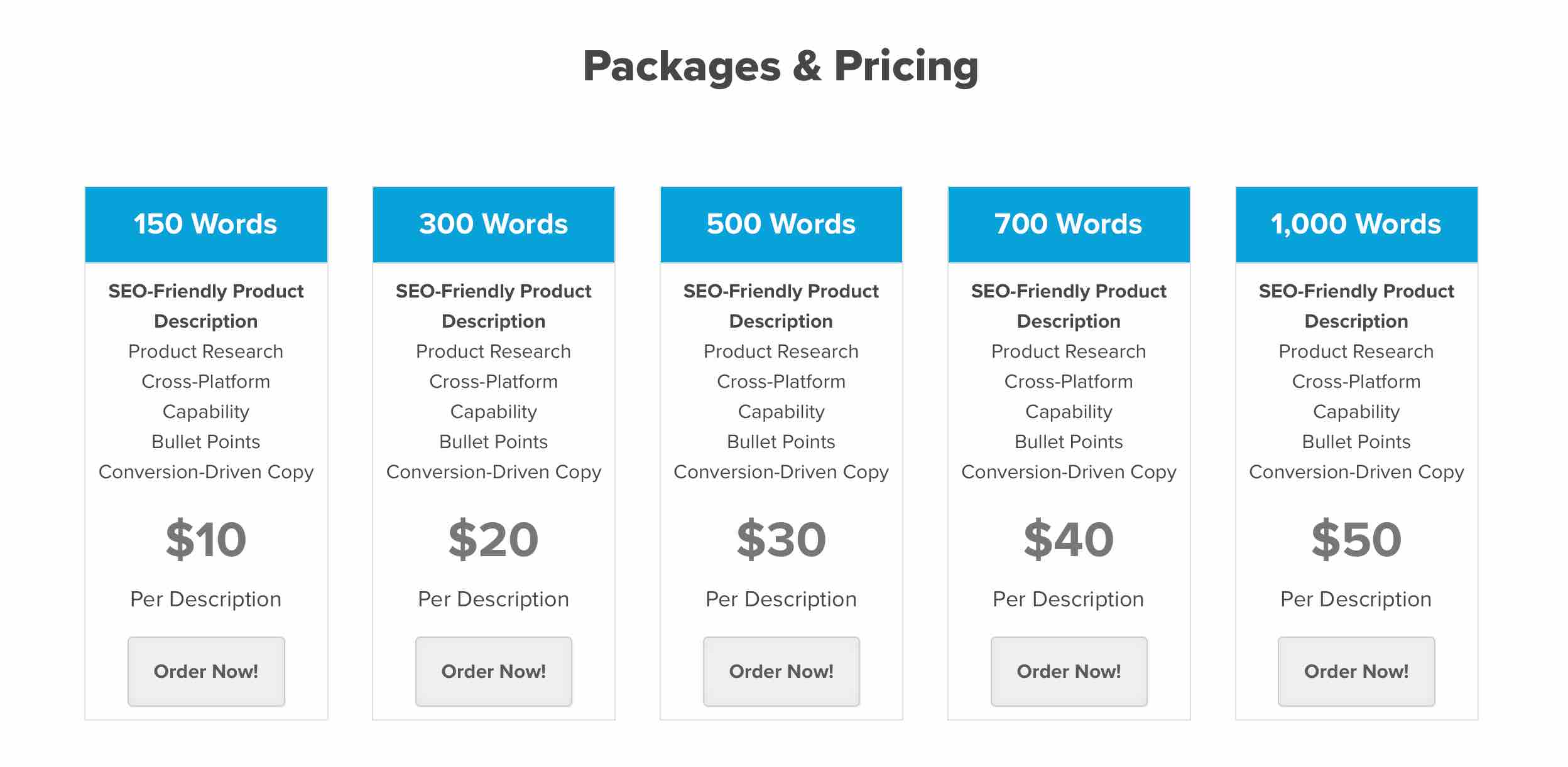 The HOTH SEO-Friendly Product Description Writing 