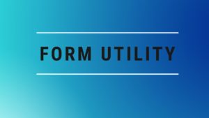 Definition of form utility