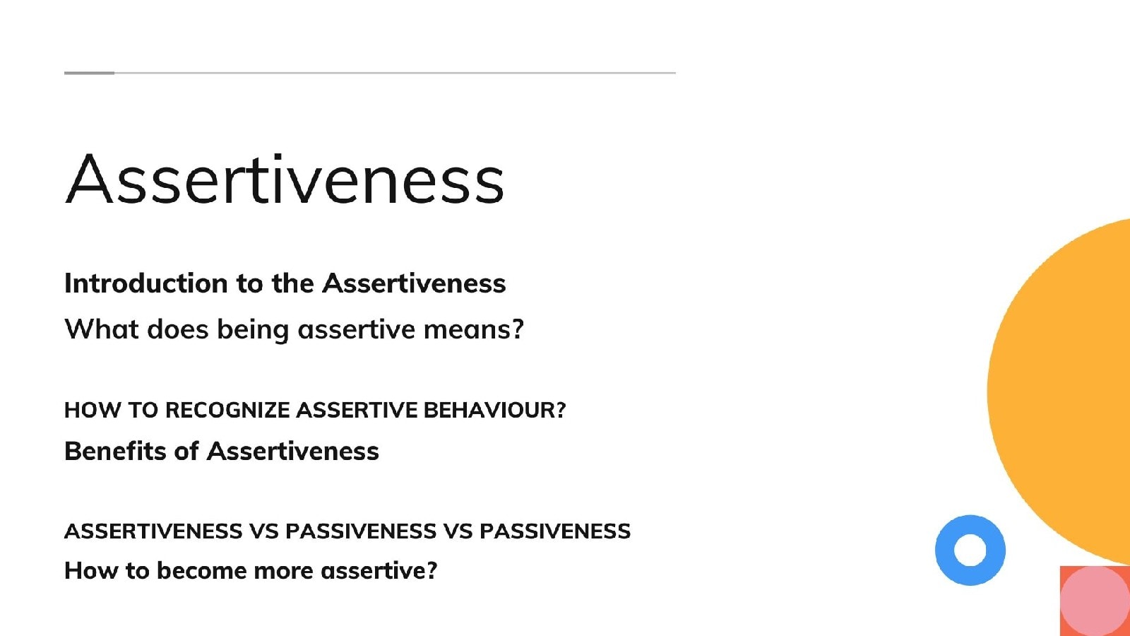 assertive behaviour