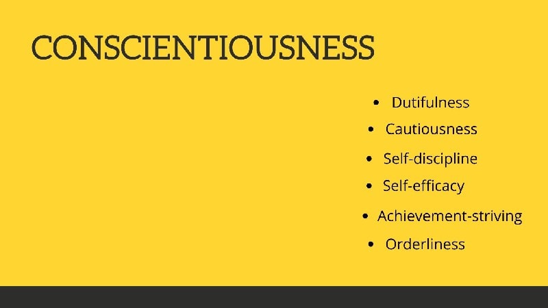 Traits of Conscientiousness