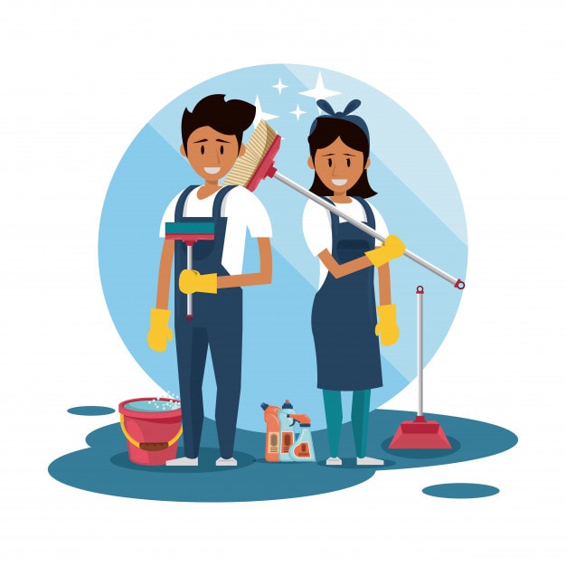 Book cleaners and handymen beforehand