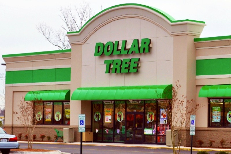 The dollar tree