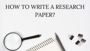 writing a research paper