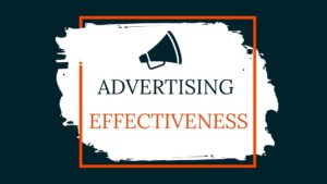 Advertising effectiveness