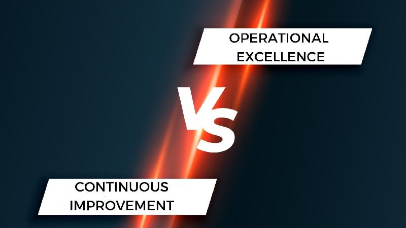 Operational excellence vs continuous improvement