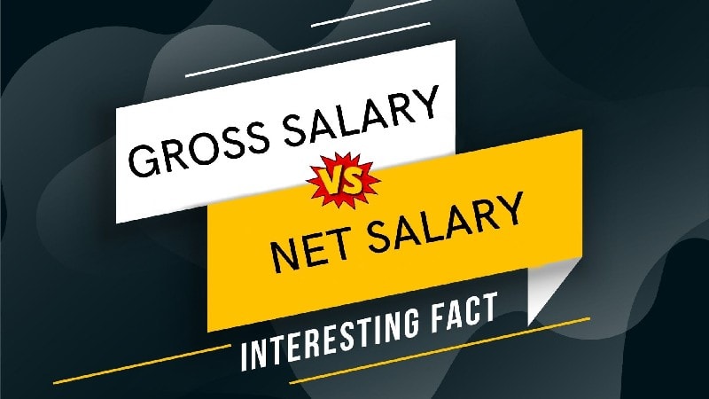 Differences between gross salary and net salary