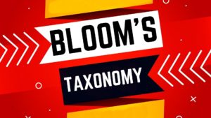Bloom's taxonomy