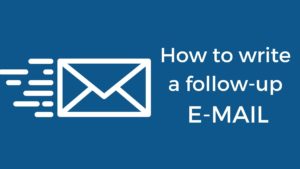 How to write a follow