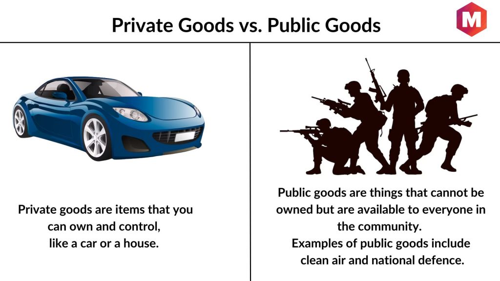 Private Goods vs. Public Goods