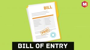 Bill of Entry