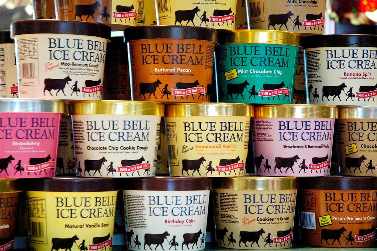 BLUE BELL ICE CREAM