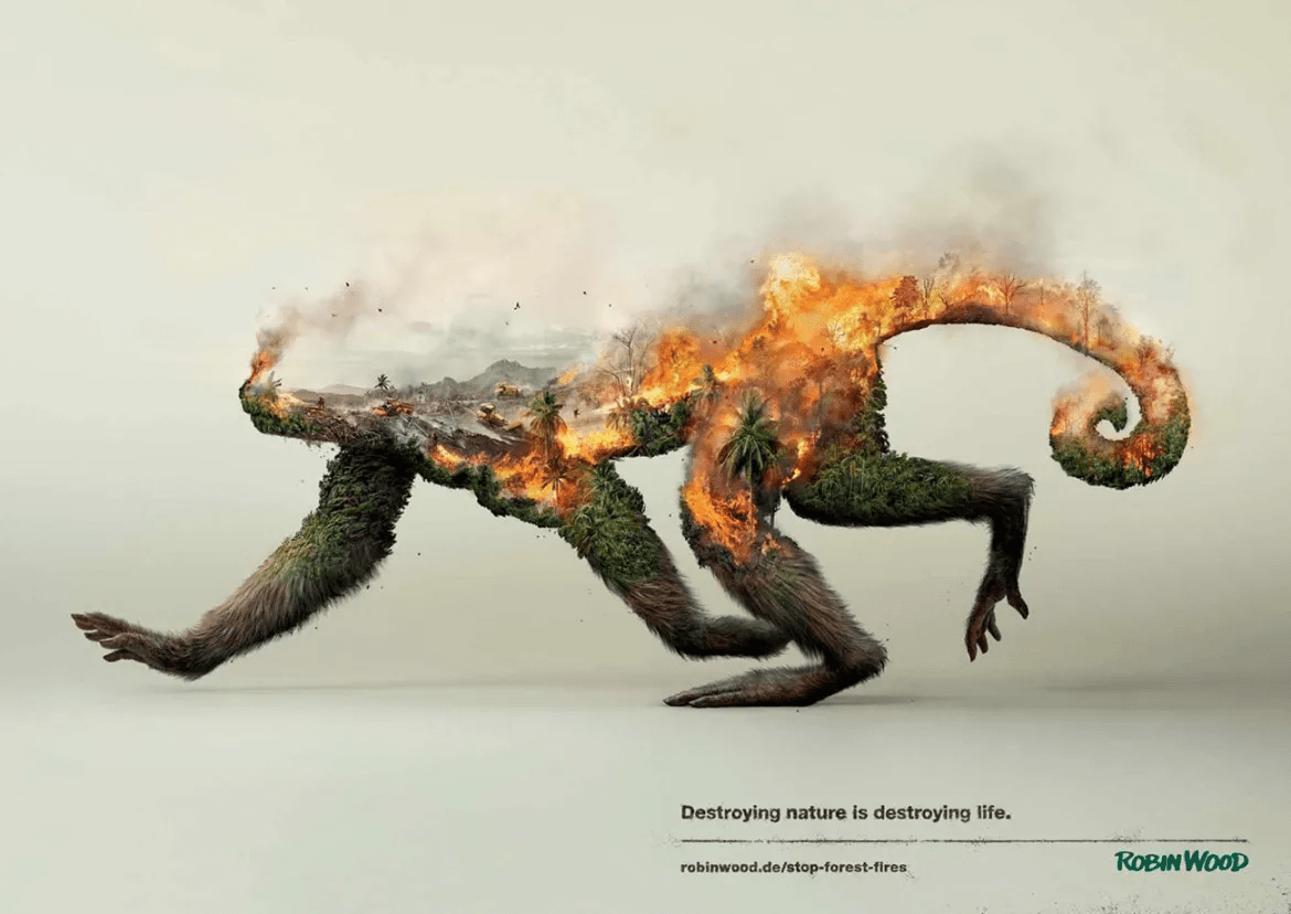 Destroying Nature is Destroying Life Social Ad