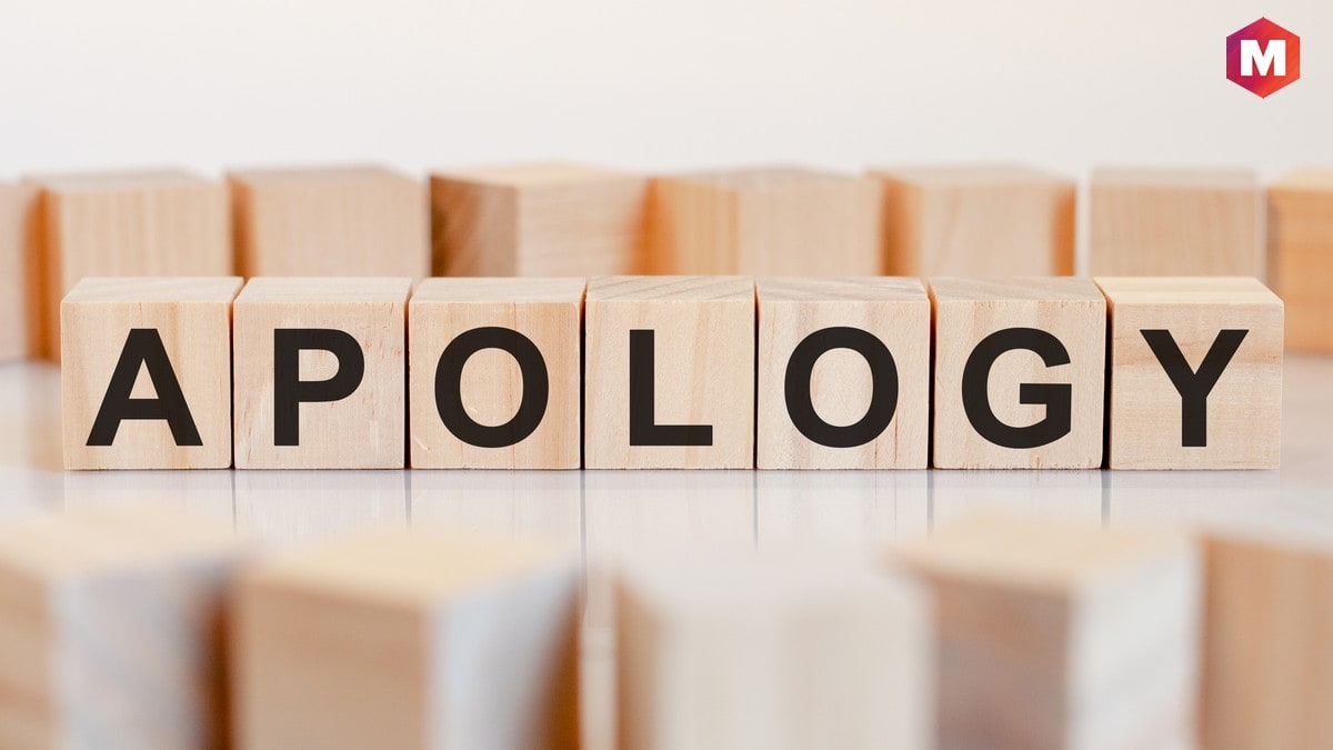 Why write an Apology Letter