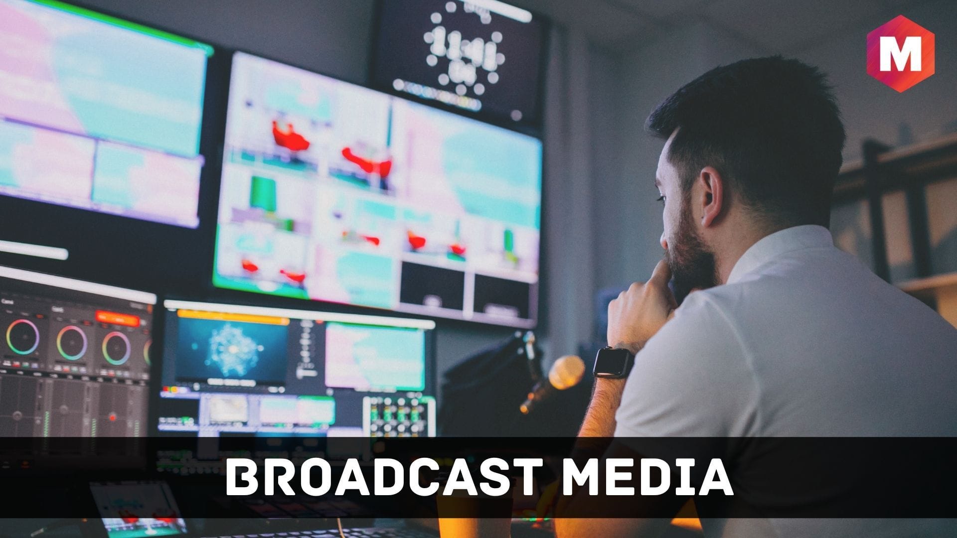 What are the 10 types of broadcast media?