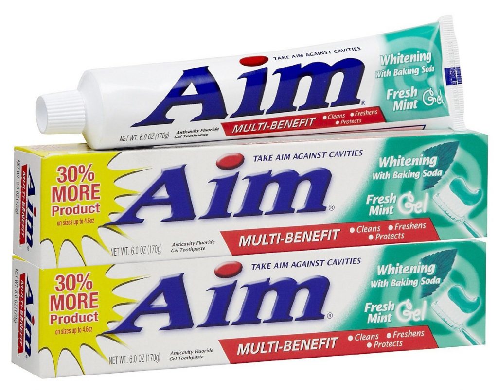 Aim Toothpaste brands