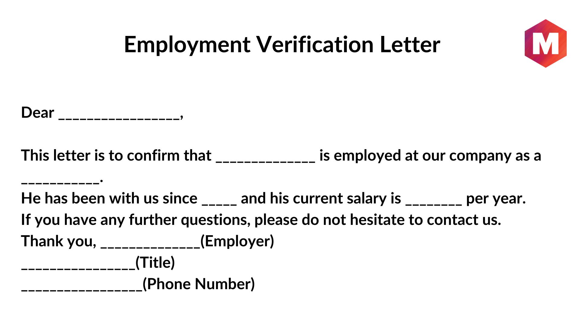 Letter Of Employment Verification For Visa Infoupdate