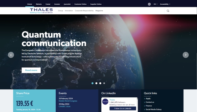 Thales (or Thales Group)