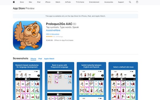 Proloquo2Go AAC