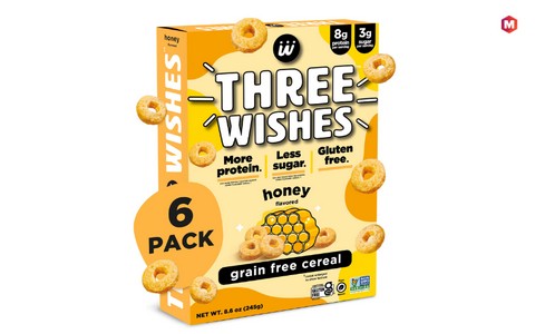 Three Wishes Honey Flavored Grain-Free Cereal