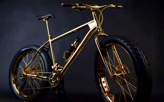 24k Gold Extreme Mountain Bike