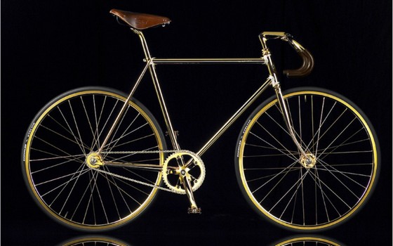 Auramania Crystal Edition Gold Bike