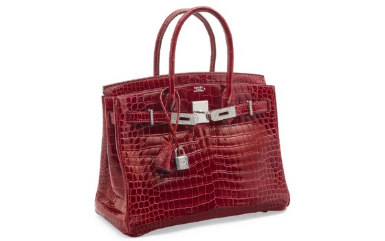 Hermès Exceptional Collection Shiny Rogue H Porosus Crocodile 30cm Birkin Bag