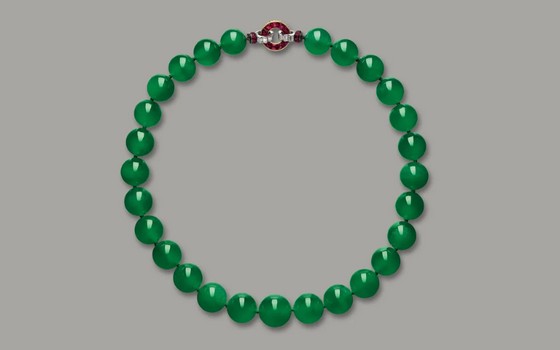 Hutton-Mdiani Jadeite Necklace