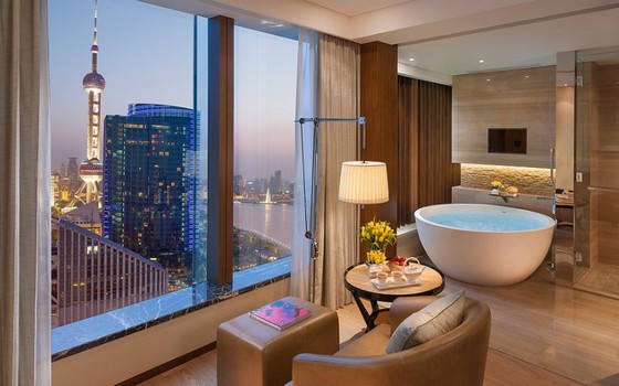 The Presidential Suite at Mandarin Oriental, Shanghai, China