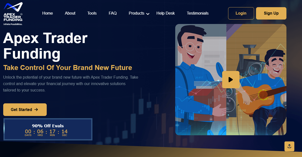 Apex Trader Funding Prop Firm that allow US Traders