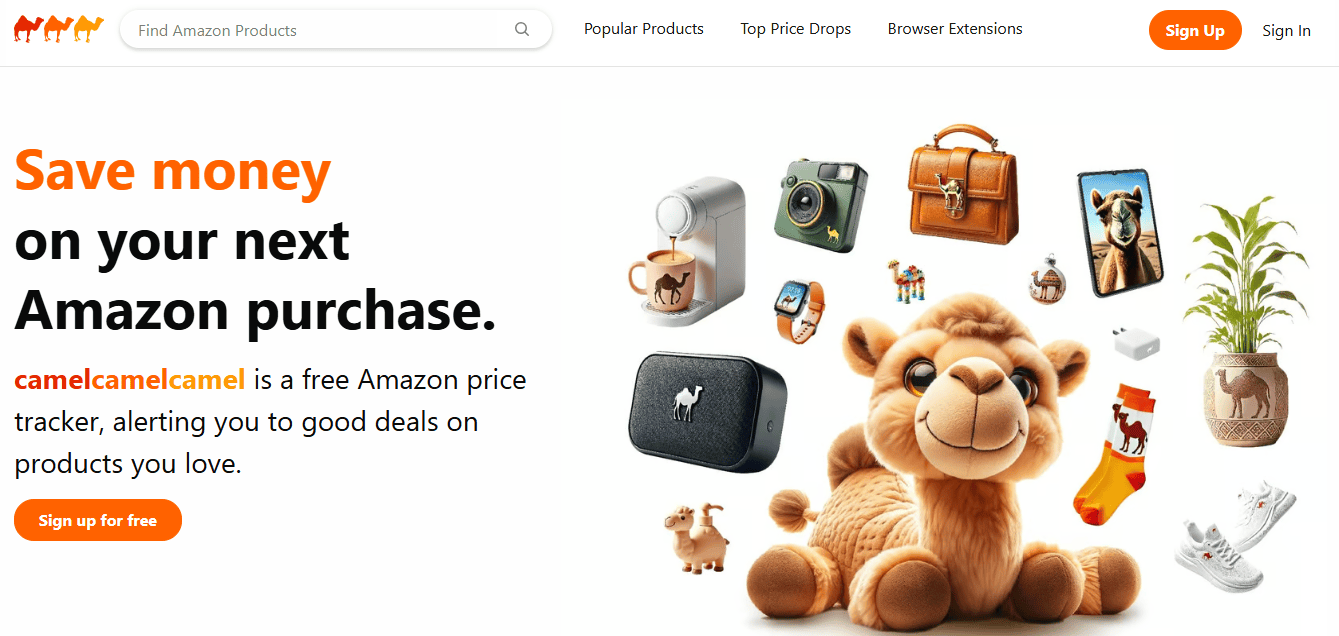 Camelcamelcamel Amazon Price Tracker