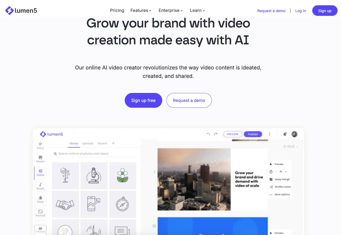 Lumen5 Ai Video Creator