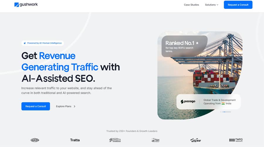 Gushwork Website