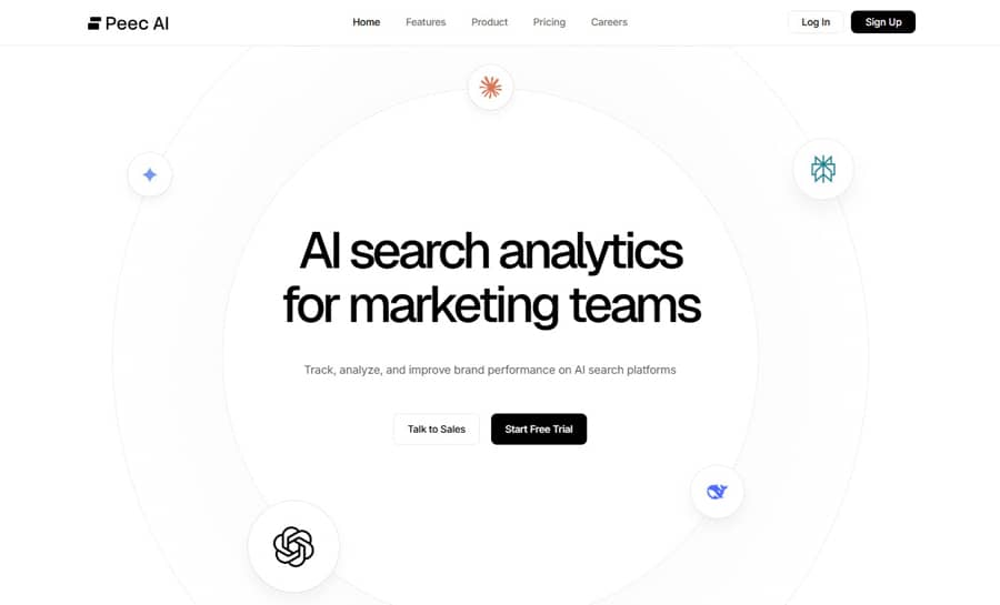Peec Ai Website