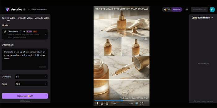 Vmake Video Generator Preview