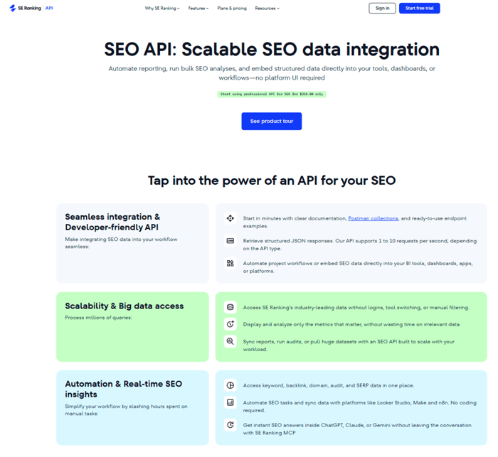 SE Ranking Seo Data Api
