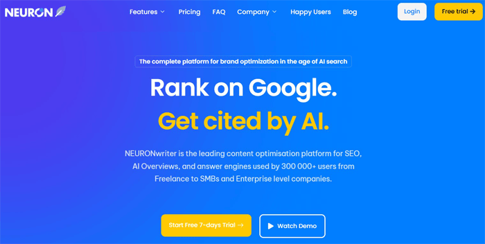 NeuronWriter AI Tool